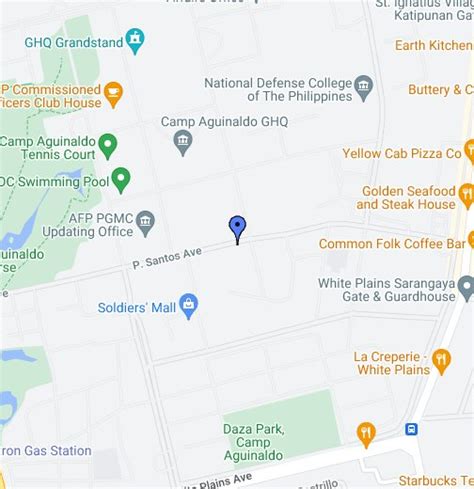 Driving directions to Camp Aguinaldo, Gate 1 .